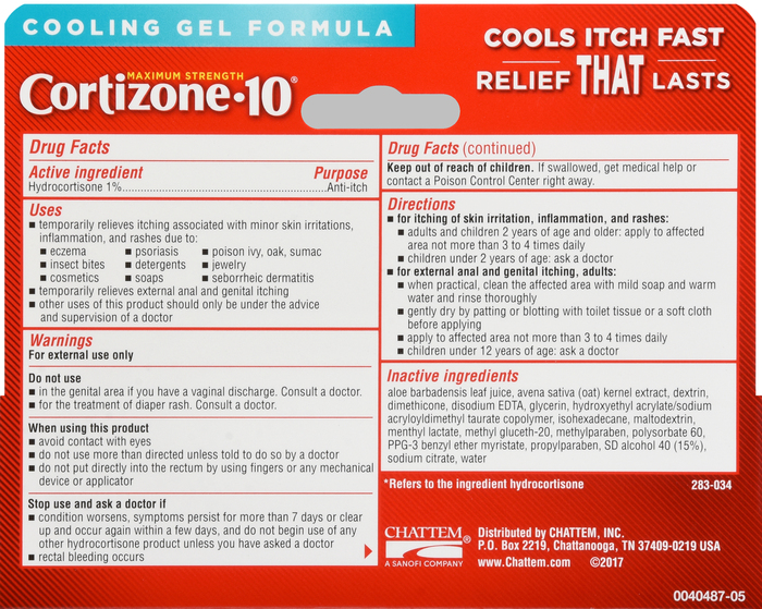 CORTIZONE-10 COOL RELIEF GEL 1OZ