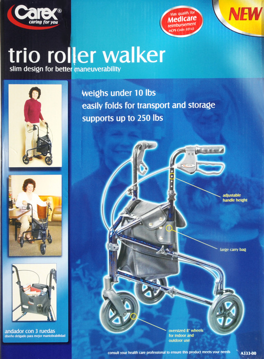 Walker Folding Trio 8"