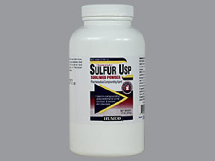 HUMCO SULFUR SUBLIMED POWDER 12OZ