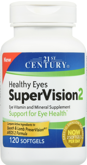 21st Century Healthy Eyes SuperVision 2 SoftGels 120ct