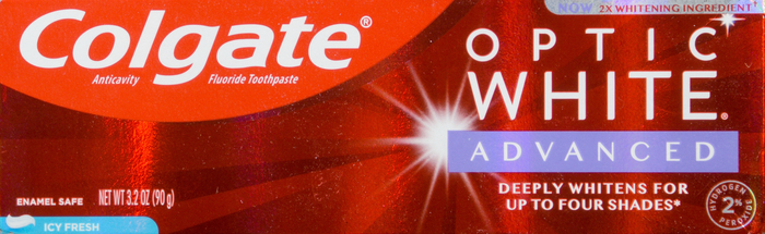 Colgate Optic White Advanced Teeth Whitening Toothpaste, Icy Fresh 3.2oz