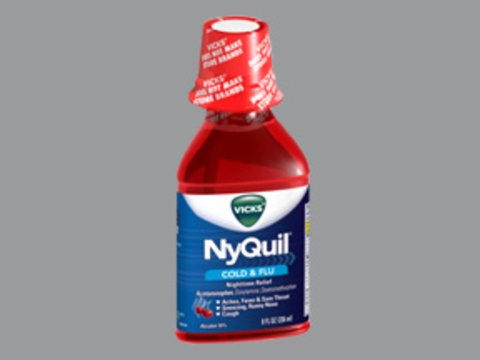 NyQuil Cold & Flu Cherry Flavor Liquid 8oz