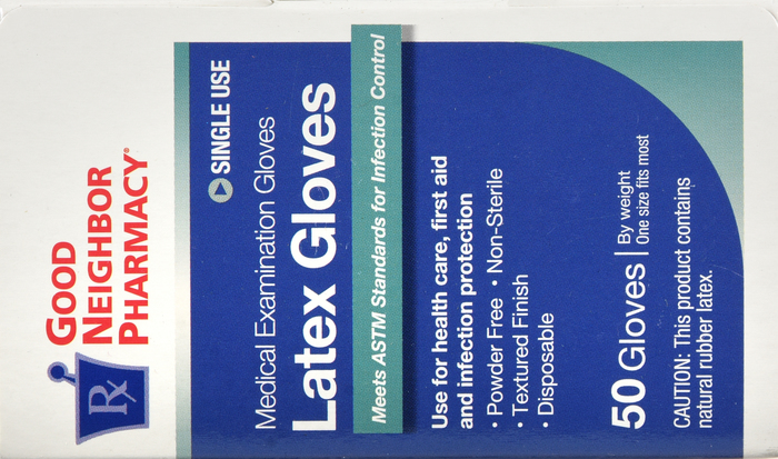 Good Neighbor Pharmacy Latex Gloves Powder Free 50ct