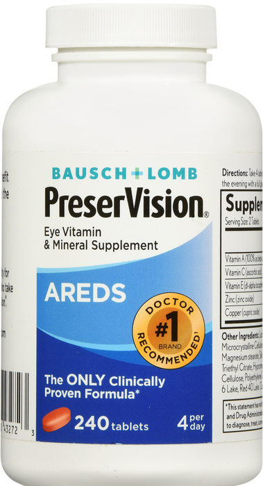 PreserVision Multivitamin Tablets 240ct