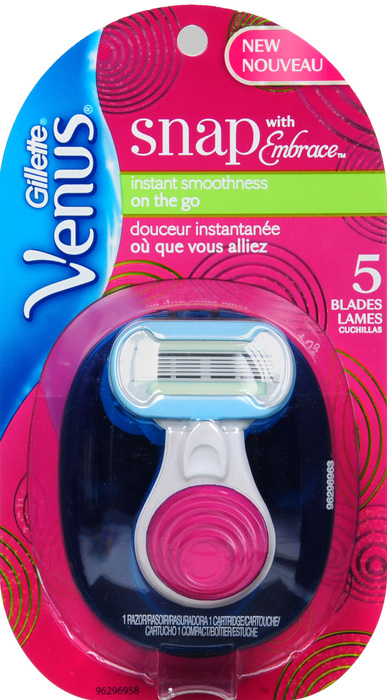 Gill Venus5 Embrace Snap Razor