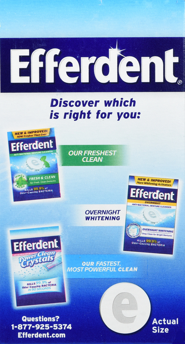 Efferdent Denture Cleanser Original 102ct