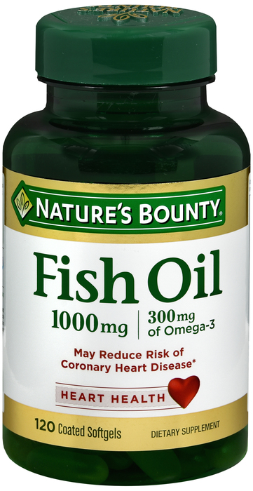 FISH OIL 1000MG EC SGC 120CT NAT BOUNTY