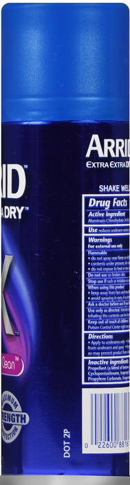 ARRID XX AEROSOL MORNING CLEAN ANTIPERSPIRANT DEODORANT 6OZ