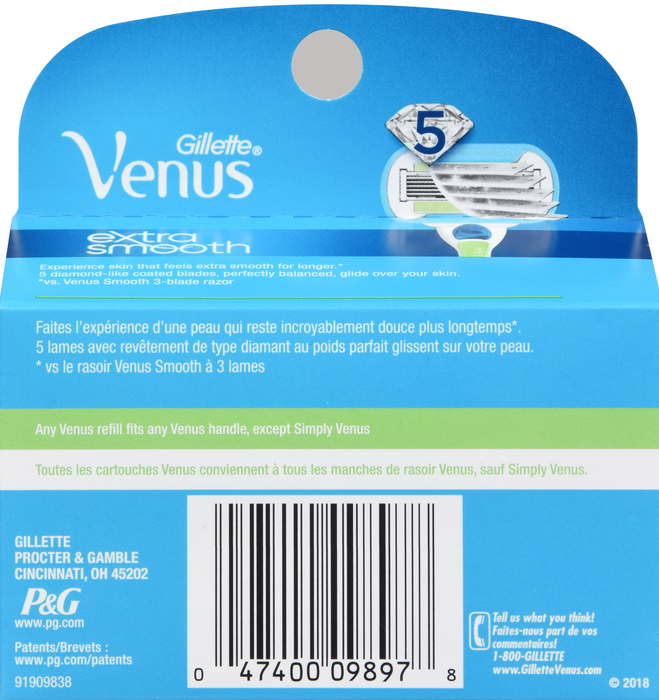 Gillette Venus Embrace Women's Razor Refills 4ct