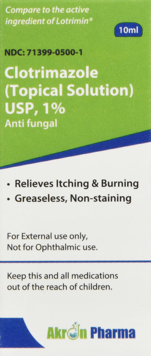 CLOTRIMAZOLE 1% TOPICAL SOL 10 ML