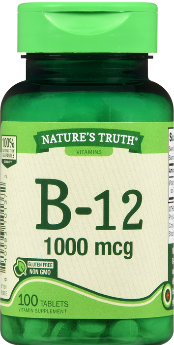 VIT B-12 1000MCG TABS 100CT NAT TRUTH