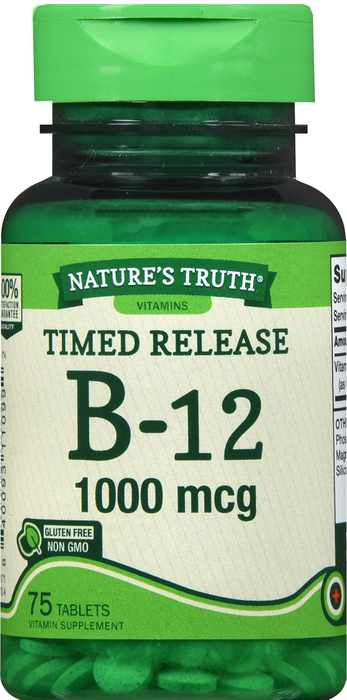 VIT B12 1000MCG TR TAB 75CT NAT TRU