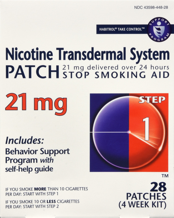 Habitrol Nicotine 21mg Stop Smoking Aid Patch 28ct