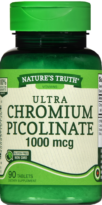 CHROM PICOLINAT 1000MCG CAP 90CT NAT TRU