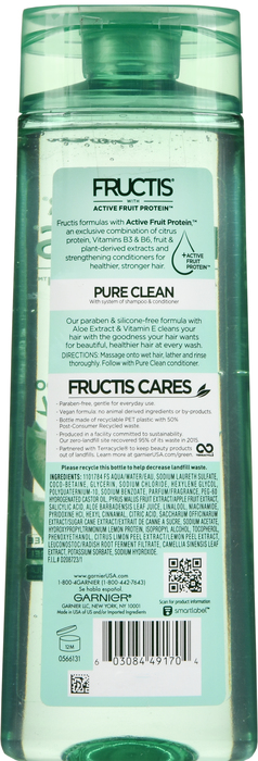 Garnier Fructis Pure Clean Shampoo 12.5oz