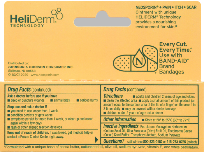 NEOSPORIN +PAIN ITCH SCAR OINTMENT .5OZ