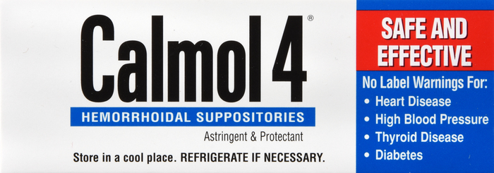 Calmol Hemorrhoidal Suppositories 24ct