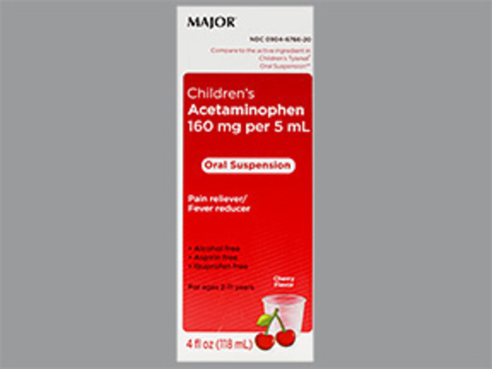 ACETAMINOPHEN CHILD 160MG-5ML SUS 118 ML