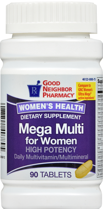 Good Neighbor Pharmacy Mega Multi For Women Tablets 90ct