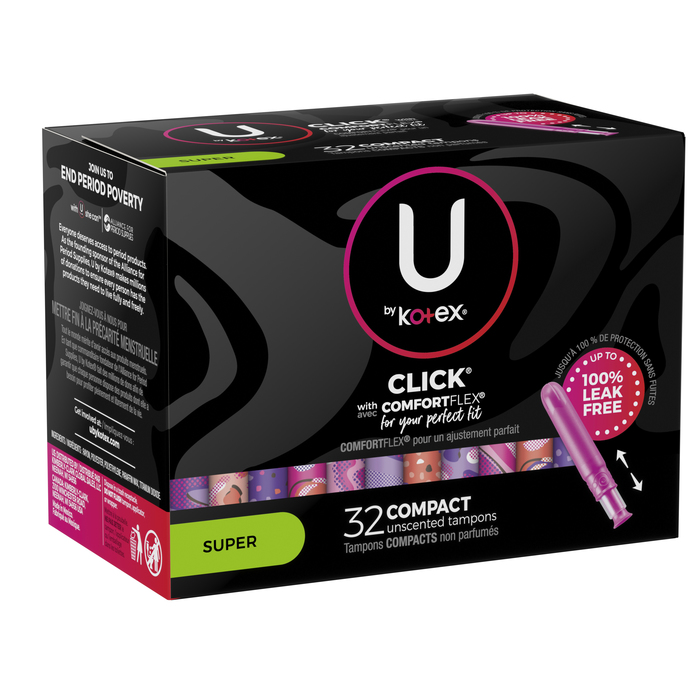 U BY KOTEX CLICK SUPER CMPCT TMP 6X32