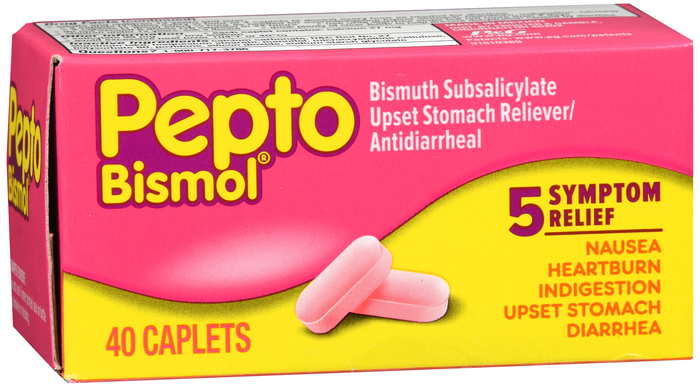 Pepto Bismol Caplets Original 40ct