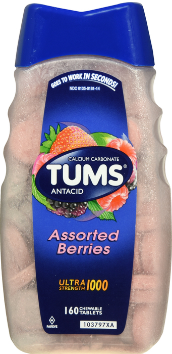 TUMS ULTRA TABLET BERRY 160CT