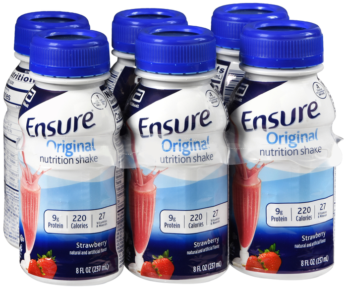 Ensure Original Nutrition Shake 8oz Strawberry 6ct