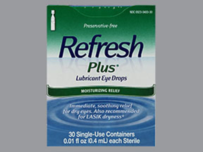 Refresh Plus Lubricant Eye Drops 30x0.4ml