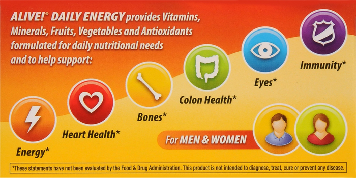 ALIVE DAILY ENERGY TAB 60CT