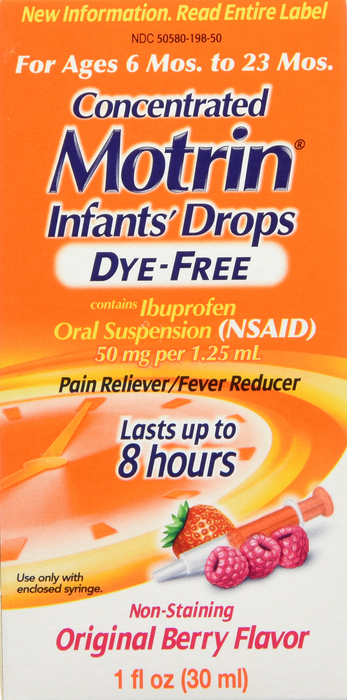 Motrin Infants' Liquid Medicine Drops w/Ibuprofen 1oz