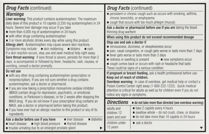 Good Neighbor Pharmacy Severe Cold & Head Congestions Caplets 24ct