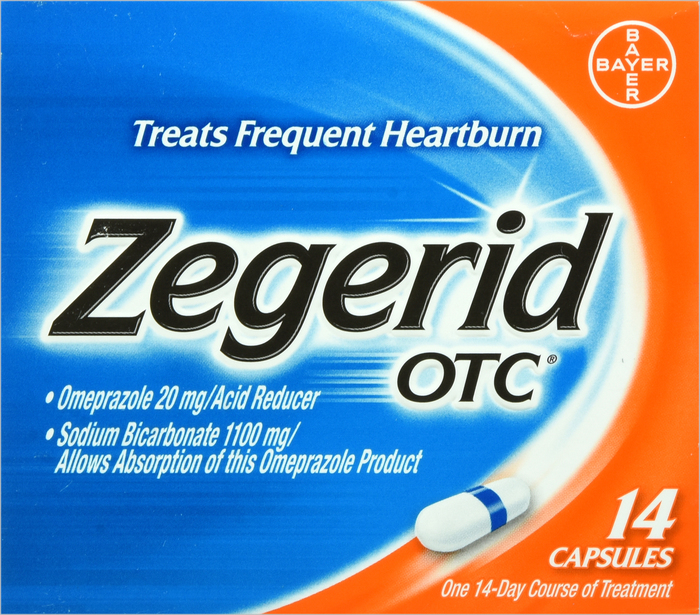 Zegerid OTC 20mg Acid Reducer Capsules 14ct