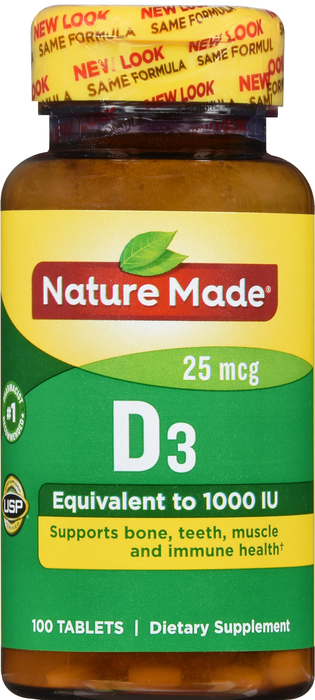 Nature Made VIT D 1000IU TABLET 100ct