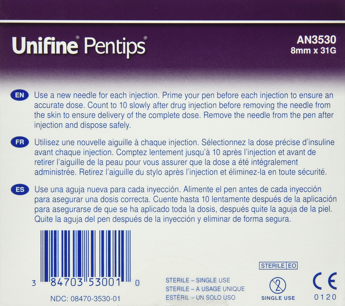 Unifine Pentips 8mmx31g 100ct