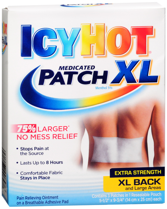 Icy Hot Extra Strength Medicated Patch XL 3ct