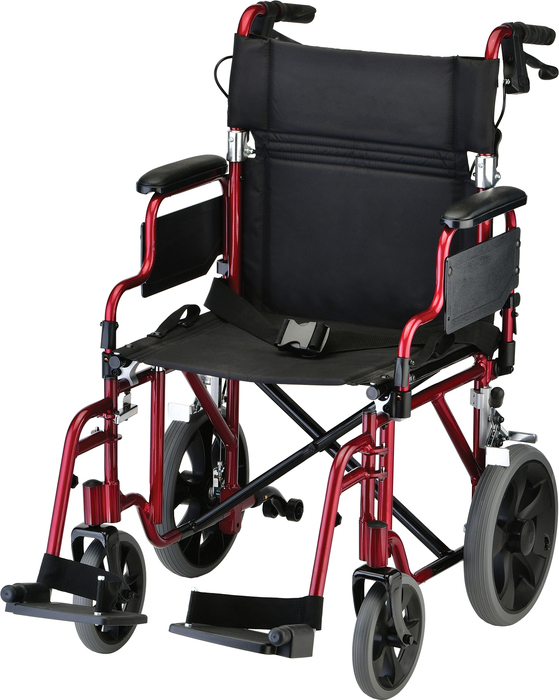 NOVA Transport Chair 19" HBKS FDA Red 352R