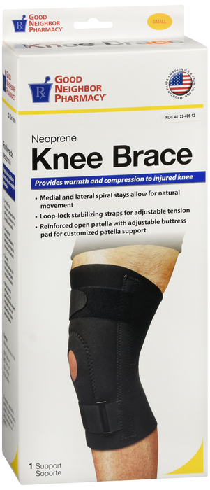 Good Neighbor Pharmacy Neoprene Knee Brace Black Small 1ct