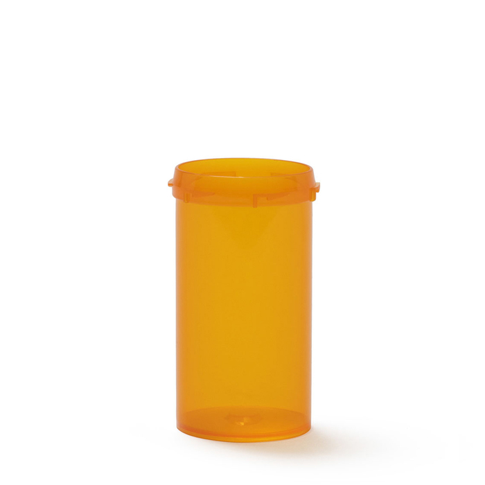 Berry Friendly & Safe Amber Plastic Vial VL40 110x40DR