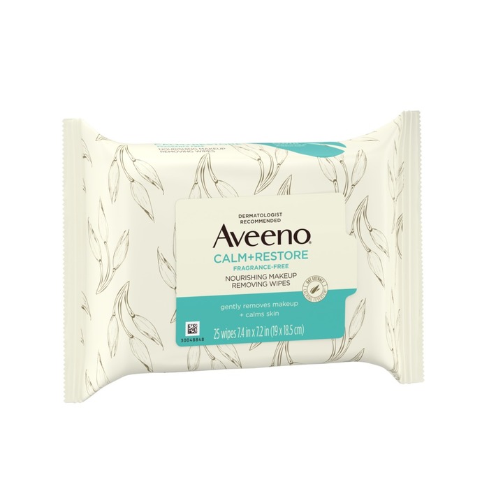 AVEENO CALM RESTORE M/U REM WIPES 25CT