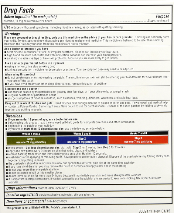 Good Neighbor Pharmacy Nicotine Clear Patch Step 2 14mg 14ct