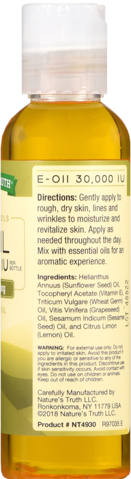 VIT E 30000 IU OIL 4 OZ NAT TRUTH