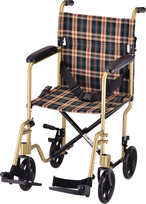 NOVA Transport Chair 19" 329CP Lightweight Champagne