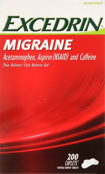 EXCEDRIN MIGRAINE CAPLET 200CT