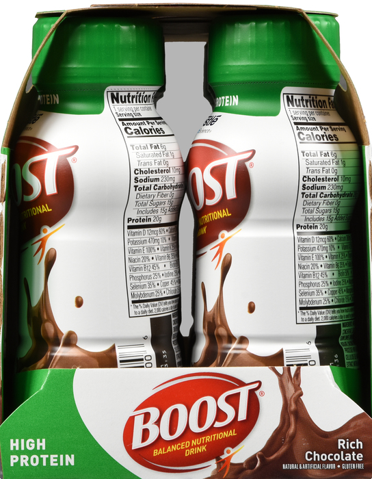 Boost High Protein 8oz Rich Chocolate 4x6ct