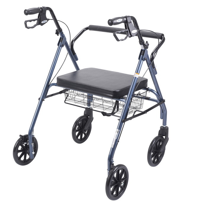 Rollator Heavy Duty Bariatric Blue 500lb