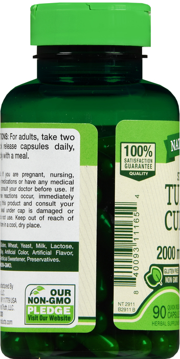 TURMERIC CMPLX 2000MG CAP 90CT NAT TRU