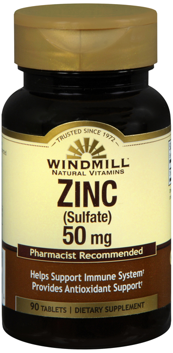 ZINC 50MG TAB 90CT WINDMILL