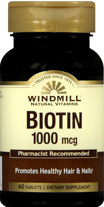 BIOTIN 1000MCG TABLET 60CT WINDMILL