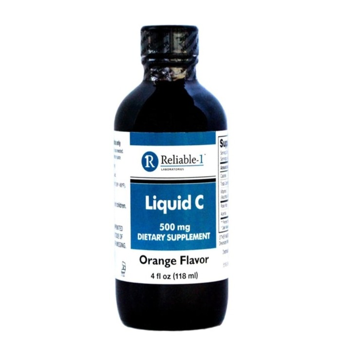 Reliable 1 Vitamin C 500mg Orange Liquid 4oz