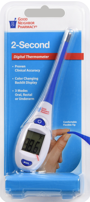 Good Neighbor Pharmacy 2-Secong Flex Tip Digital Thermometer 1ct